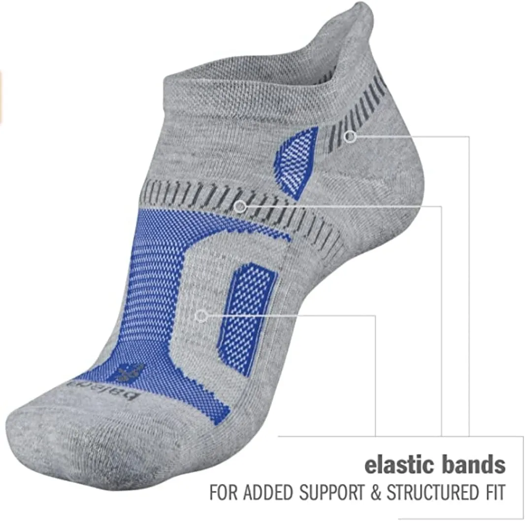 Balega Unisex Adult Hidden Contour Impact Resistance/Cushioning Performance No Show Athletic Running Socks (1 Pair)