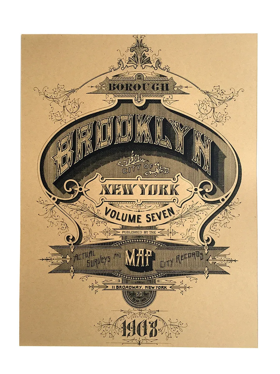 Brooklyn Art Print, Typography Poster