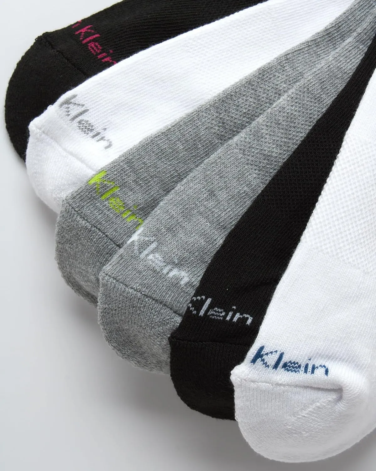 Calvin Klein Boys' Crew Socks - 6 Pack Stretch Performance Cushioned Comfort Mid Calf Athletic Socks with Arch Support