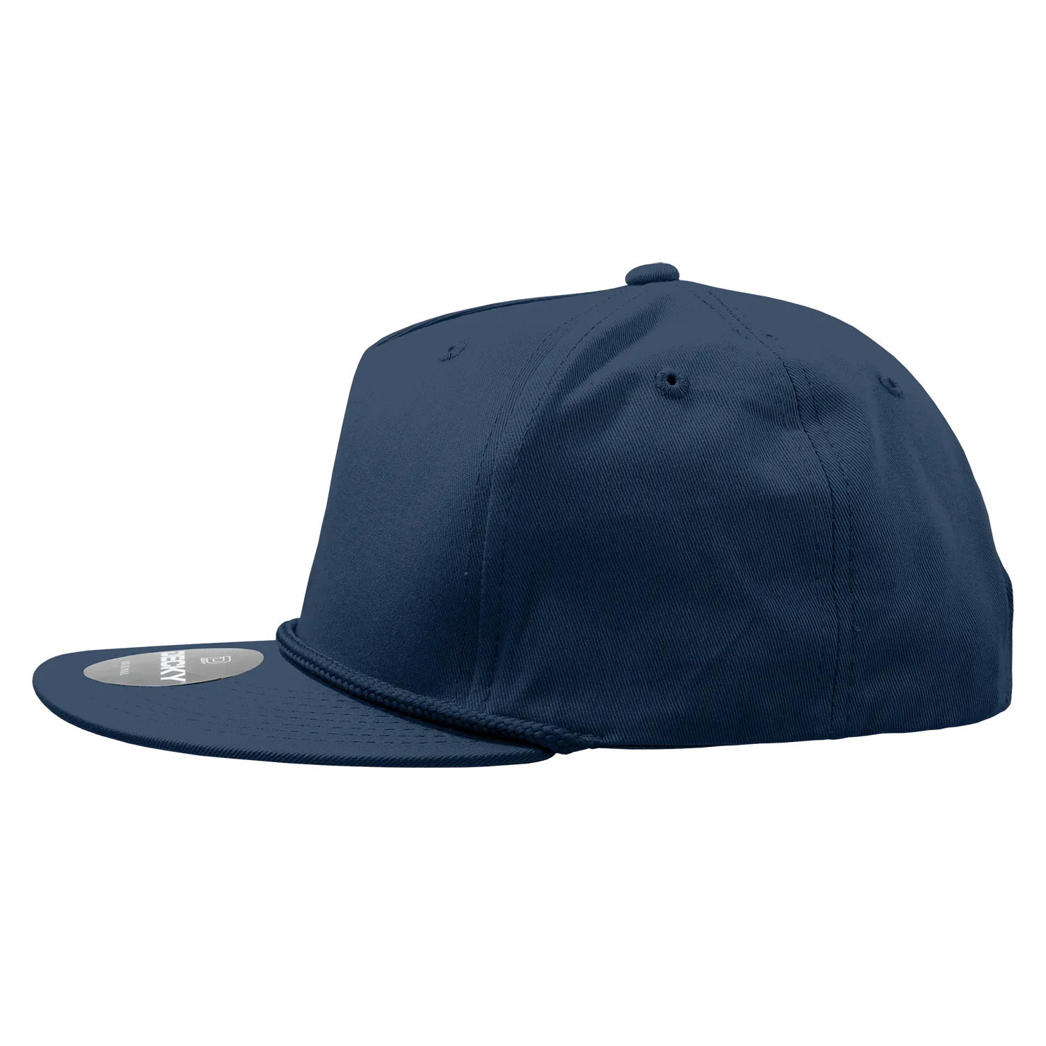 Decky 1041 Classic Flat Bill Golf Hat with Rope, Snapback - Pallet Pricing