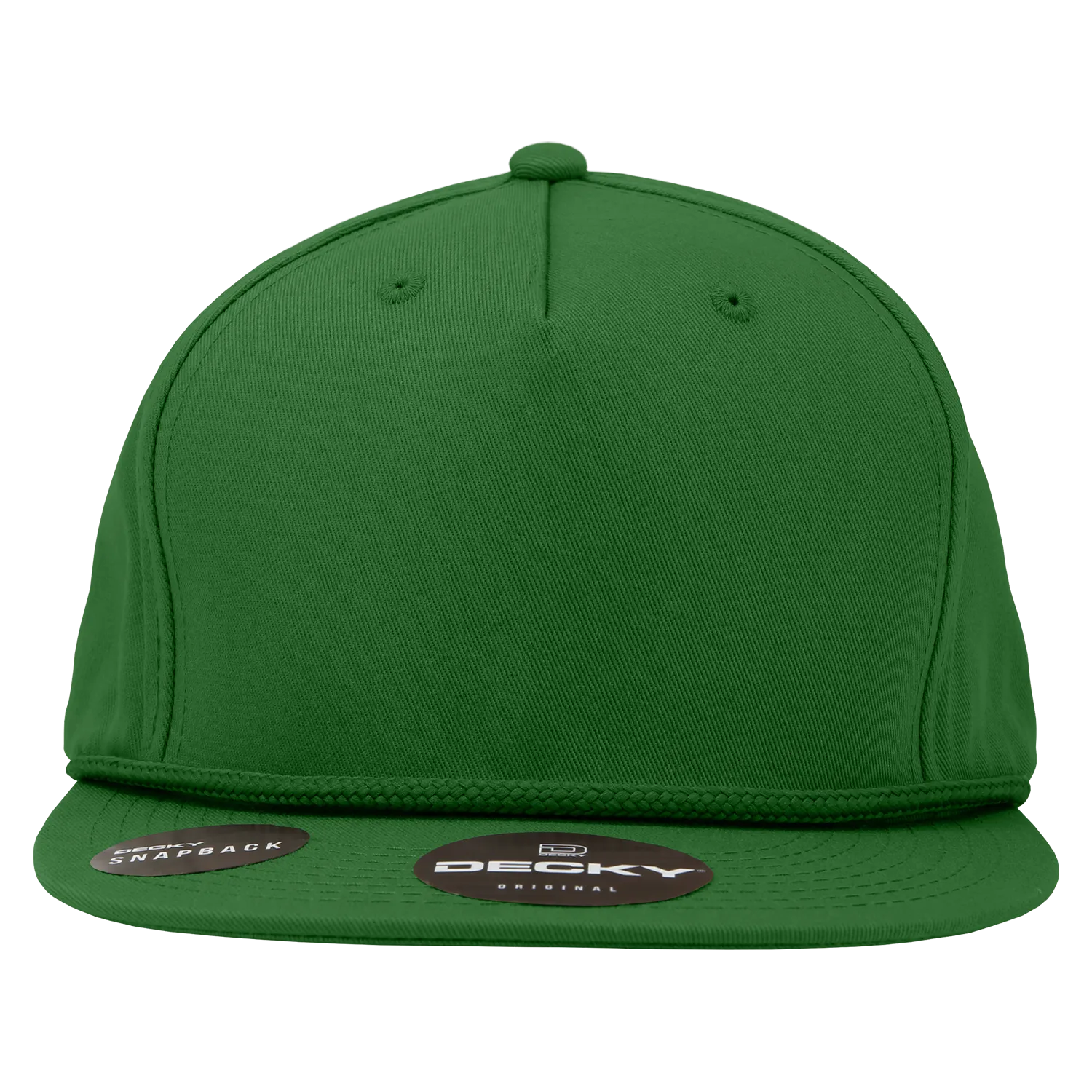 Decky 1041 Classic Flat Bill Golf Hat with Rope, Snapback - Pallet Pricing
