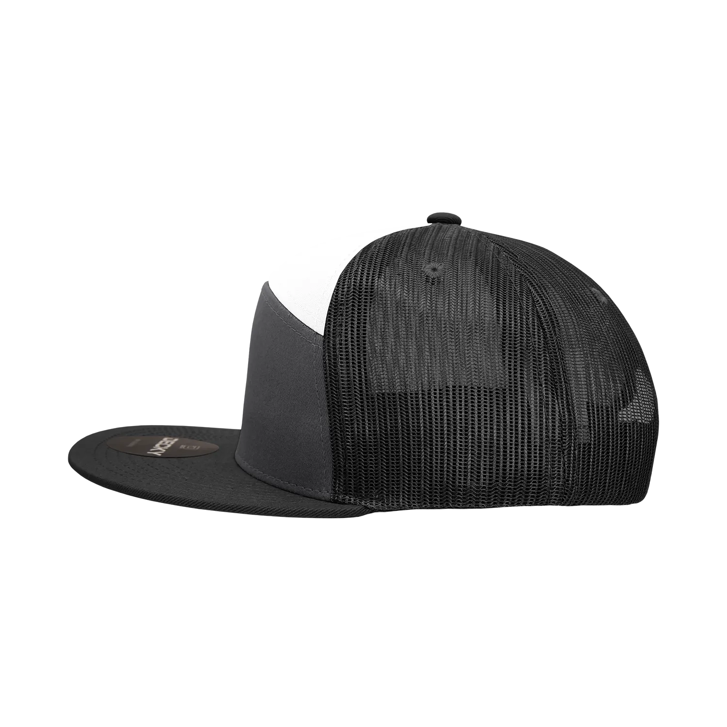 Decky 1133 7 Panel High Profile Structured Cotton Blend Trucker Hat