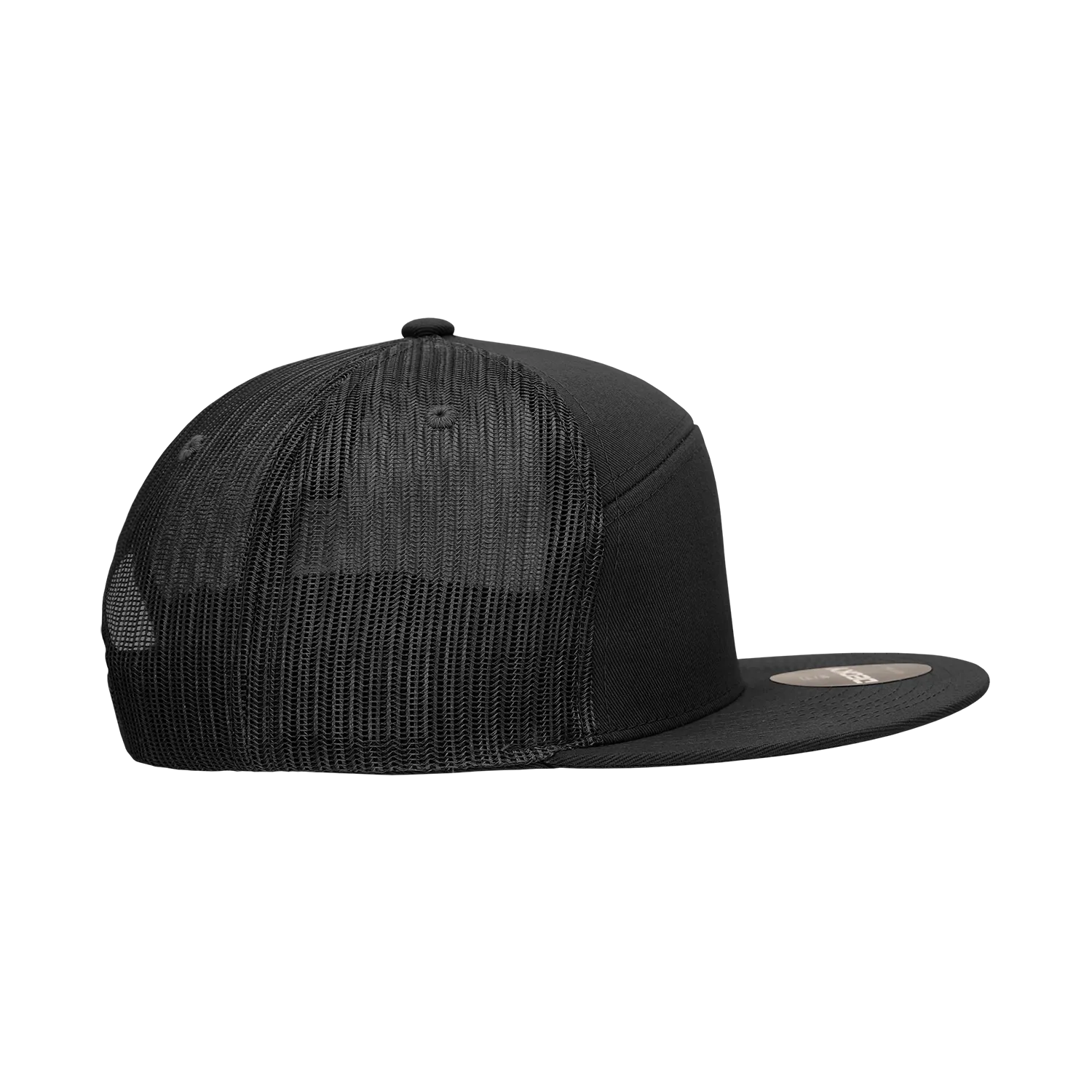 Decky 1133 7 Panel High Profile Structured Cotton Blend Trucker Hat