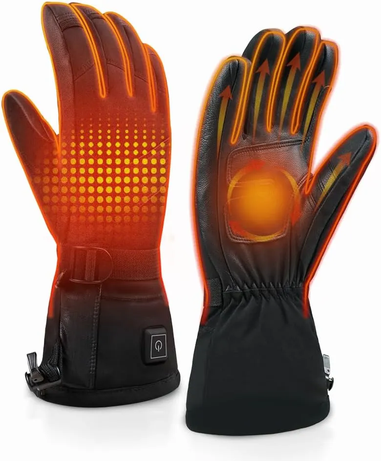 Explorer 3 Unisex Skiing & Snowboarding Heated Gloves Waterproof Touch Screen Cold Weather Winter Gloves