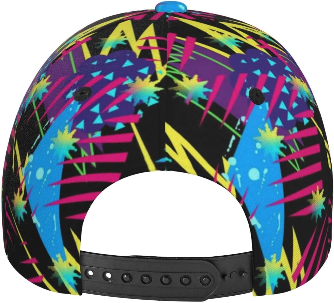 Funny Graffiti Hats Colorful Graffiti Baseball Cap Adjustable Snapback Trucker Hat for Women Men
