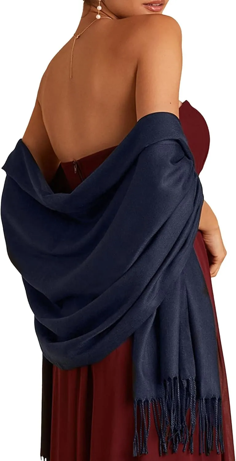 FURTALK Pashmina Shawls and Wraps for Evening Dress Women's Scarf Wedding Bride Bridesmaid Gifts Winter Scarves