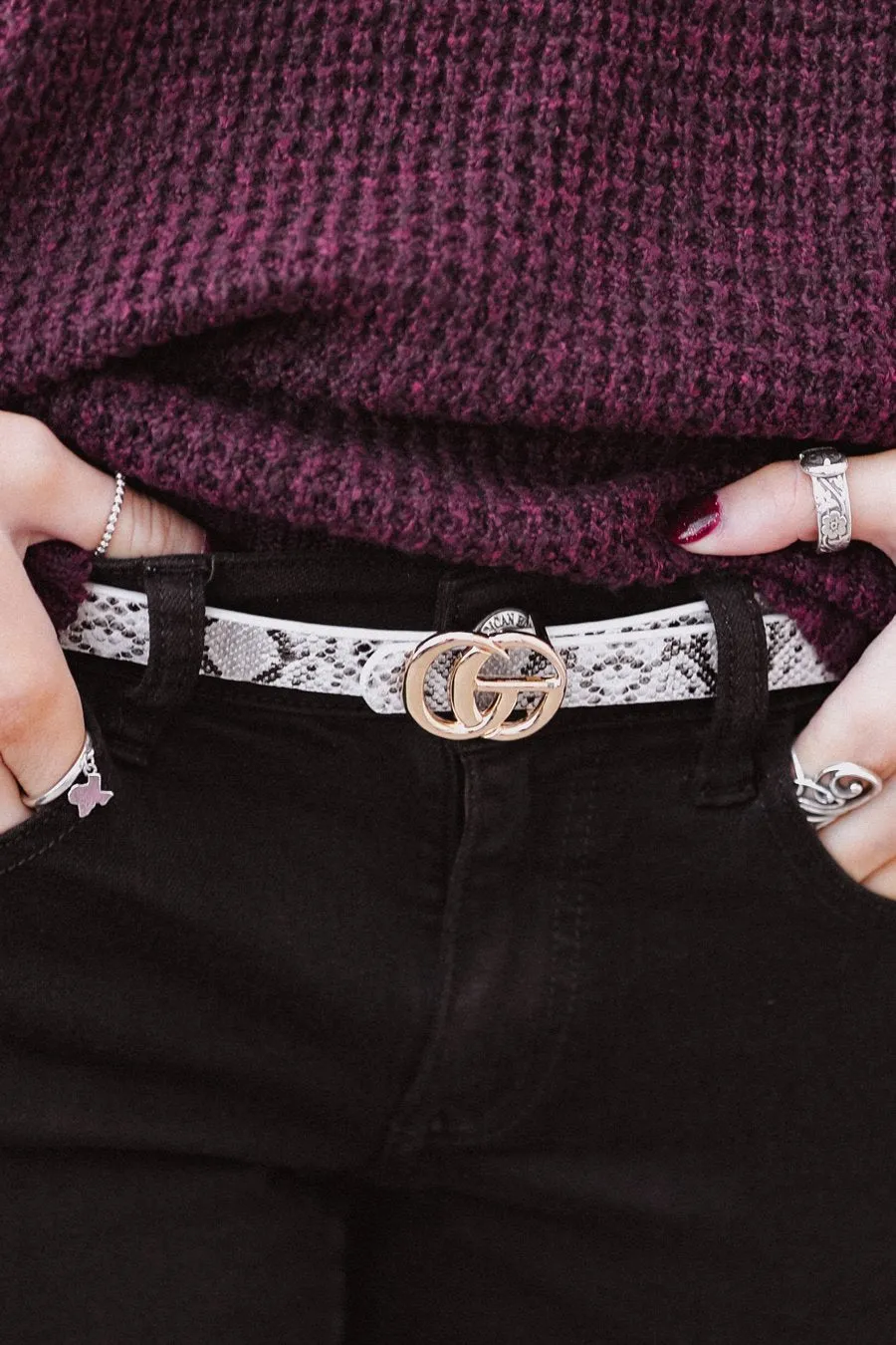 GG Fashion Statement Belt - Thin