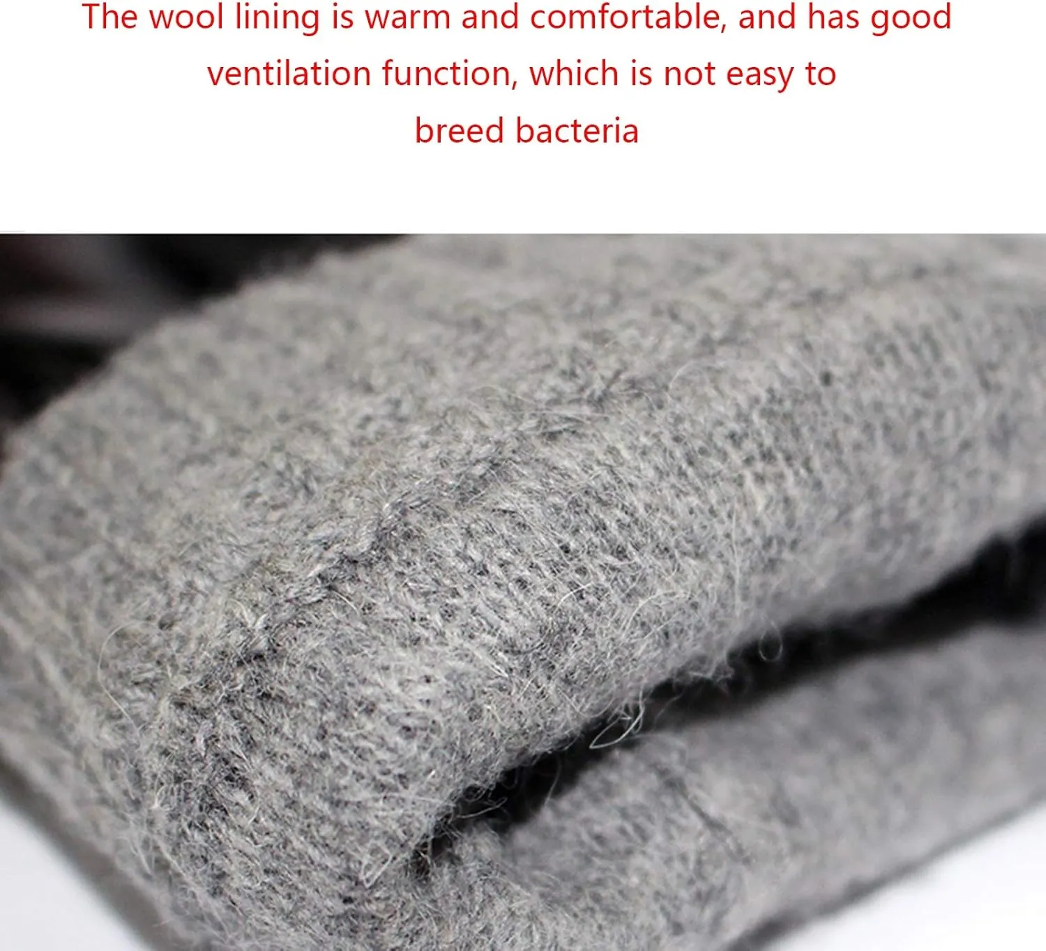 Gloves Men's Touch Screen Gloves, Winter Warm and Windproof Soft, Non-Slip Driving Leisure Outdoor Gloves (Size : M)
