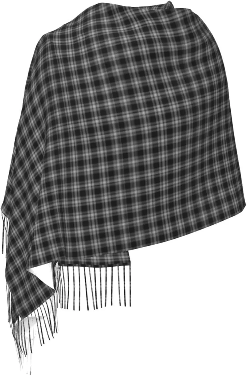 Ireland National Tartan Imitation Cashmere Tassel Scarf Winter Scarf Autumn Softest Classic Warm