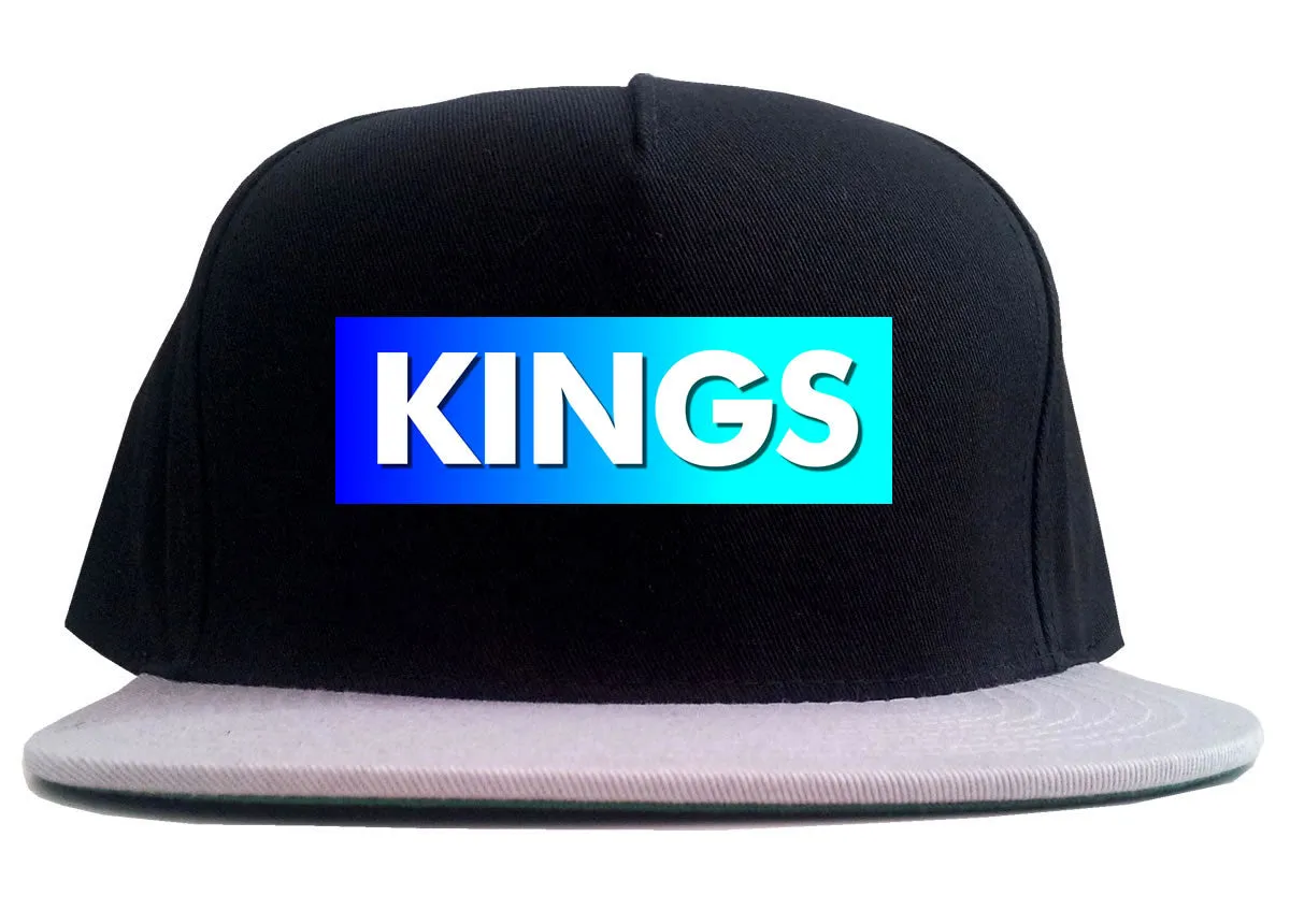 Kings Blue Gradient 2 Tone Snapback Hat