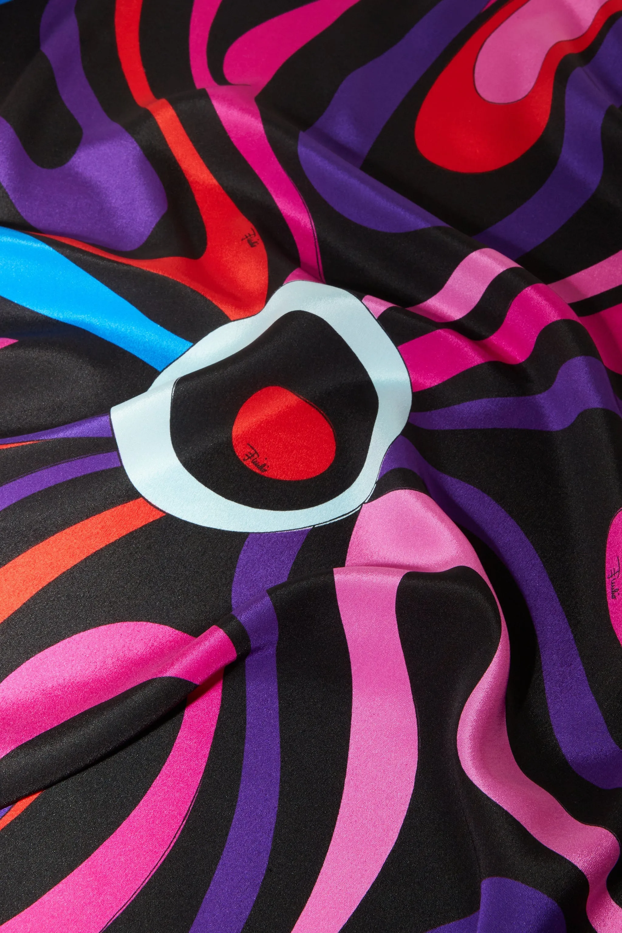 Marmo-Print Silk-Twill Stole