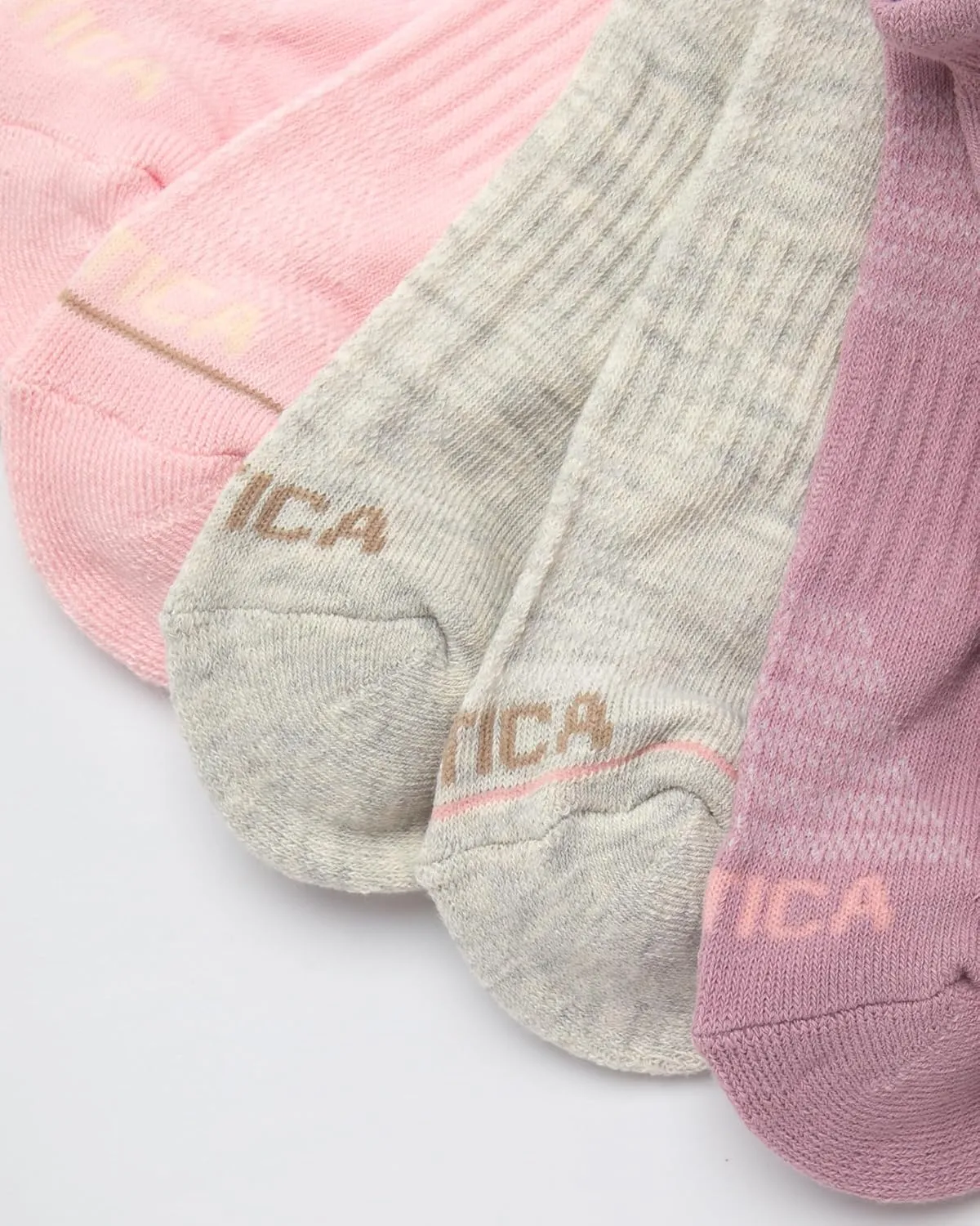 Nautica Women's Athletic Socks - 6 Pack Anti Blister Low Cut Tab Cushioned Ankle Socks - Arch Support Socks for Women (4-10)