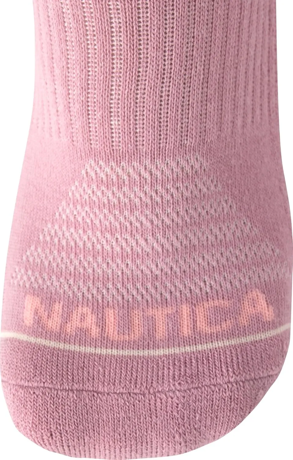 Nautica Women's Athletic Socks - 6 Pack Anti Blister Low Cut Tab Cushioned Ankle Socks - Arch Support Socks for Women (4-10)