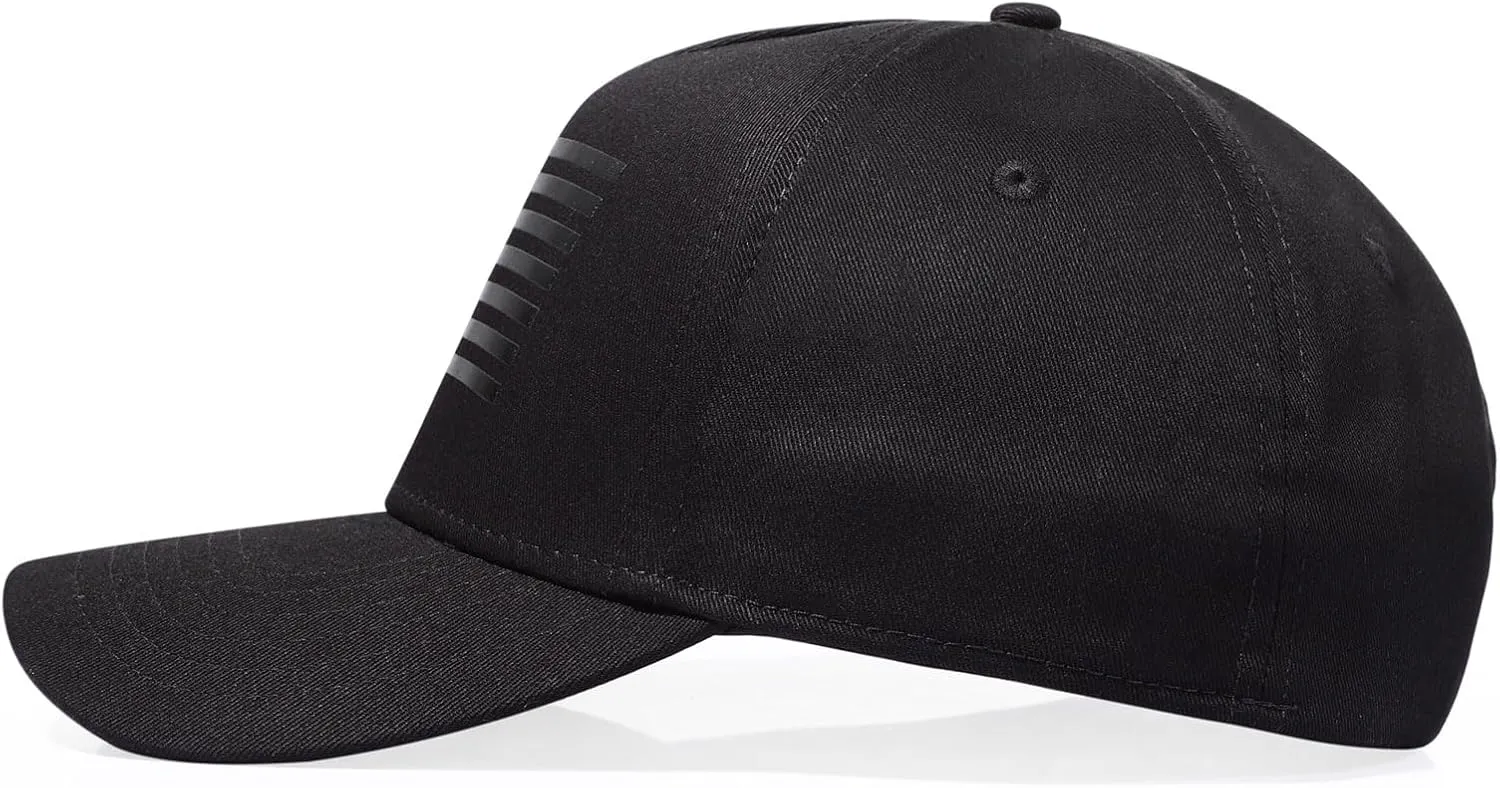 Oversize XXL American Flag Trucker Hat - Adjustable 23"-25.5" Baseball Cap - 3D Embossed Logo Mesh Snapback Hat