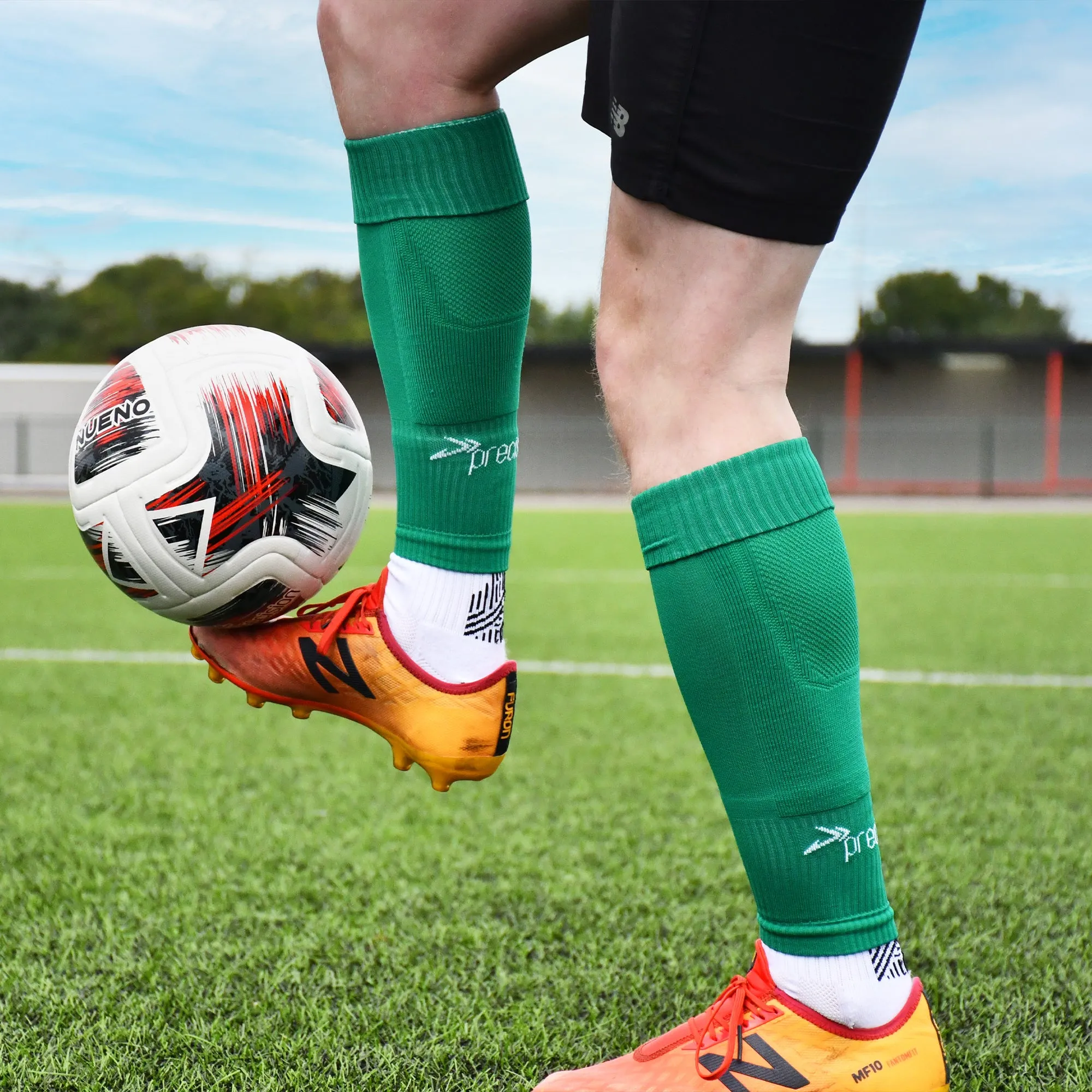 Plain Pro Footless Sleeve Socks