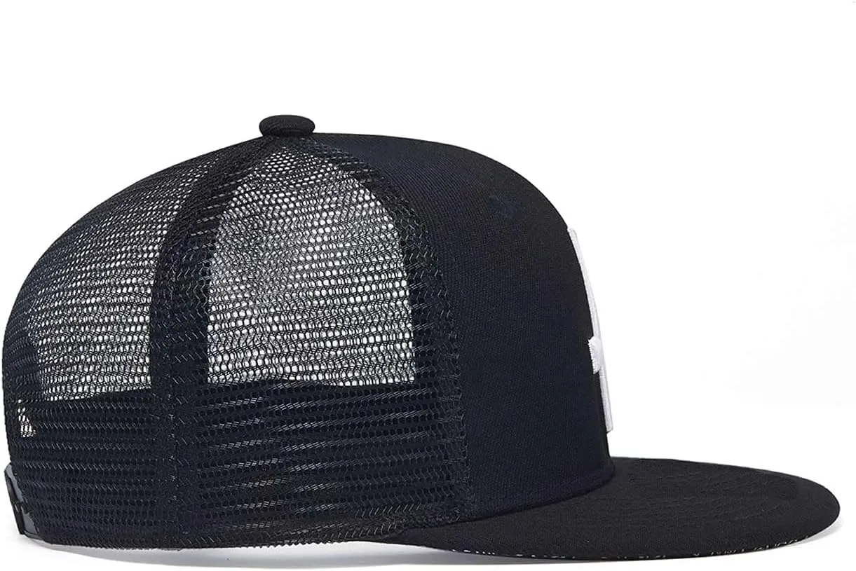 Quanhaigou Adjustable Snapback Hat for Men Women,Unisex Hip Hop Baseball Cap Flat Bill Brim Dad Hats