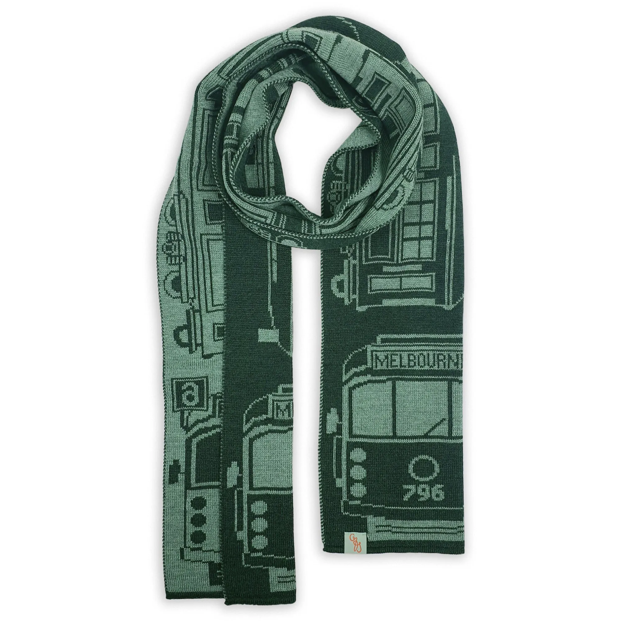 SCARVES - TRAM I AM - EXTRA FINE MERINO WOOL