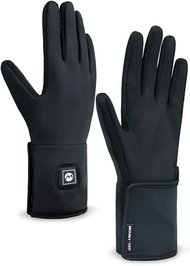 Soft Shell Heated Glove Liner for Men and Women Touch Screen Winter Gloves Rechargeable Battery Hand Warmers