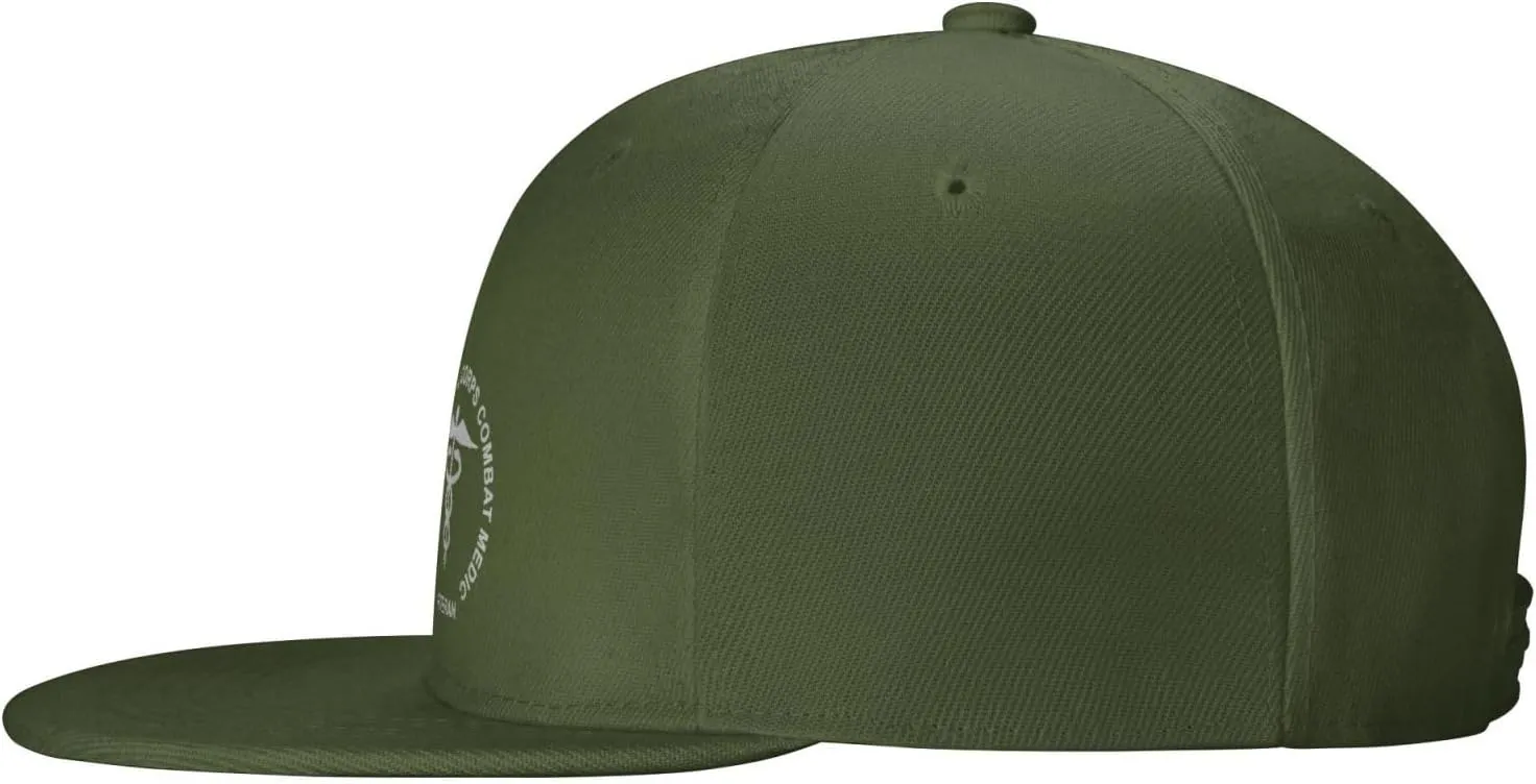 Us Army Combat Medic Veteran Unisex Baseball Cap Adjustable Flat Brim Hat Trucker Hat