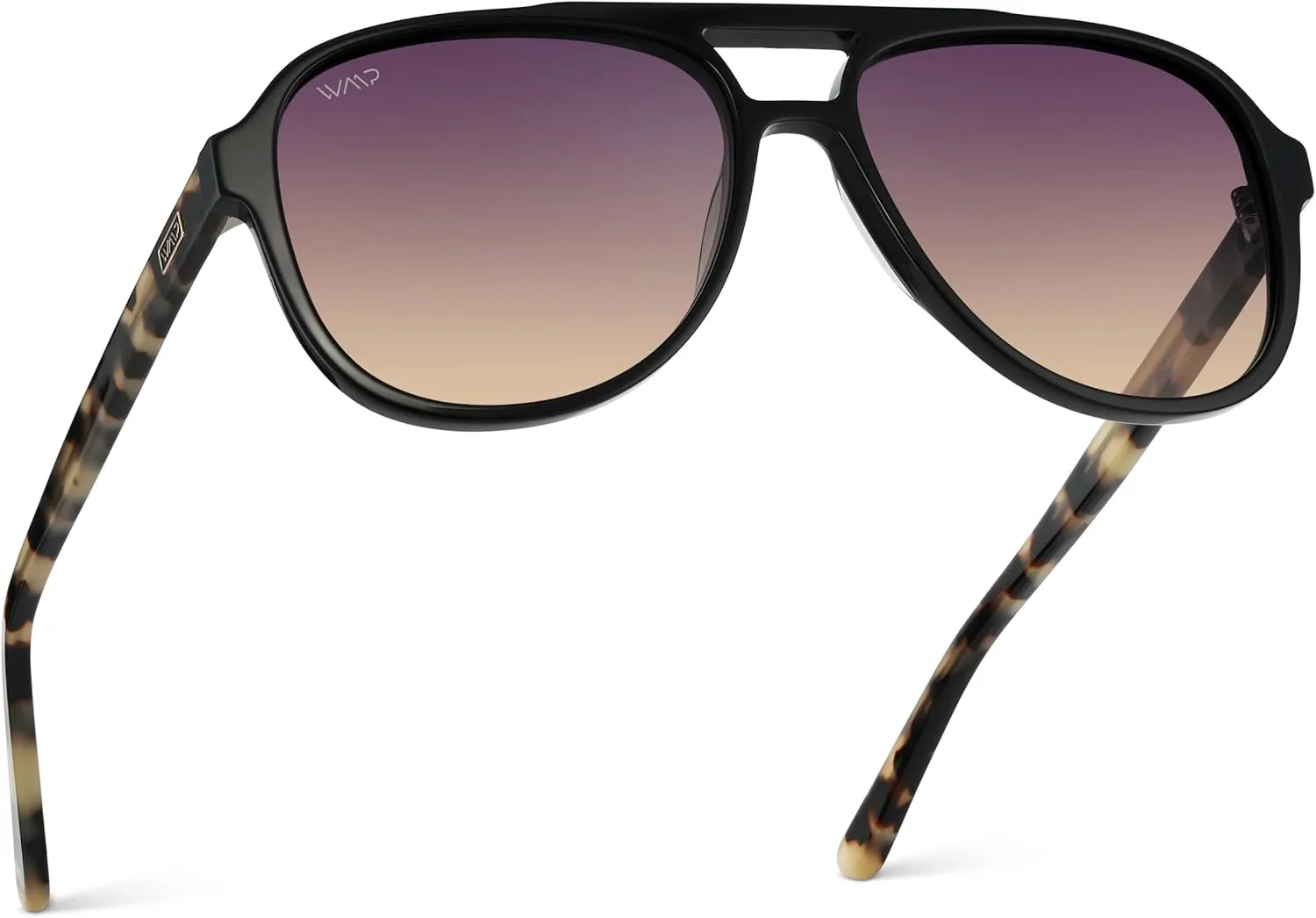 WearMe Pro Chic Retro Oversized Polarized Sunglasses: Statement Aviator for Women