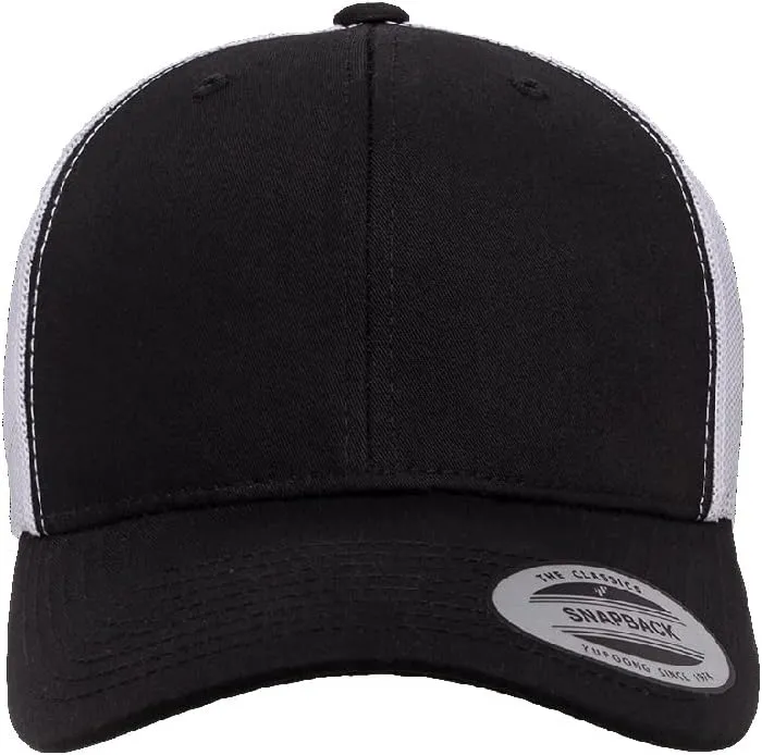 Yupoong Classic Premium Mesh 6 Panel Retro Trucker Cap | Mid Profile Snapback | OSFA | Bulk Pack Available