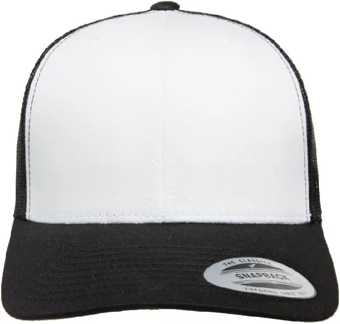 Yupoong Classic Premium Mesh 6 Panel Retro Trucker Cap | Mid Profile Snapback | OSFA | Bulk Pack Available